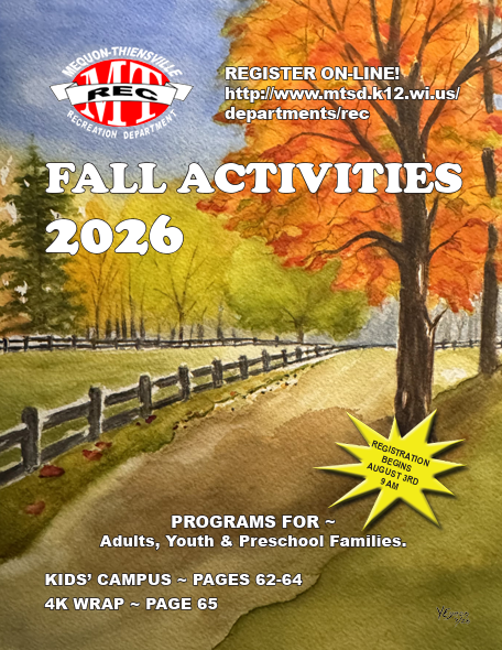 M-T Recreation Dept. Fall Activities Guide Cover